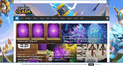 Desktop Screenshot of castleclashguides.com
